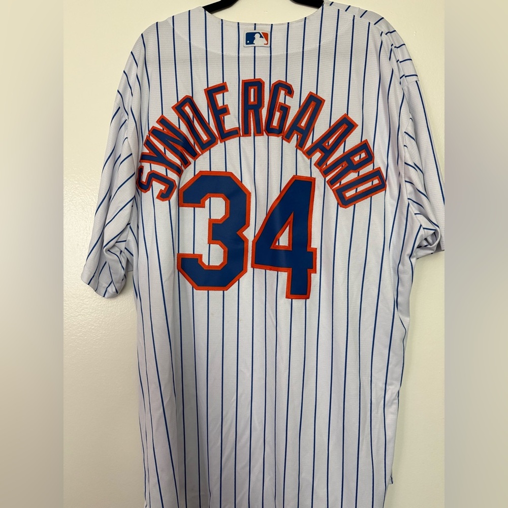 NY Mets Men’s Noah Syndergaard Jersey | Brand: Majestic Size 2XT